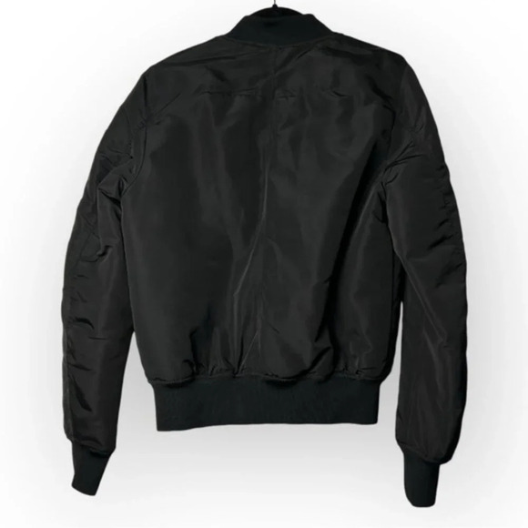 H&M Black Bomber Jacket 4 - Picture 2 of 4